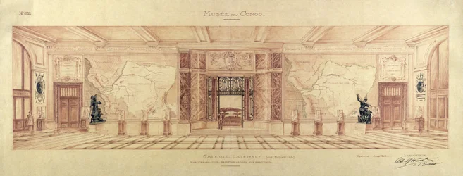 Lateral Gallery af Musee du Congo i Tervueren, 1909